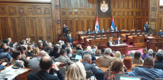 27. februar 2020. Dvadeset sedmo vanredno zasedanje Narodne skupštine Republike Srbije u Jedanaestom sazivu